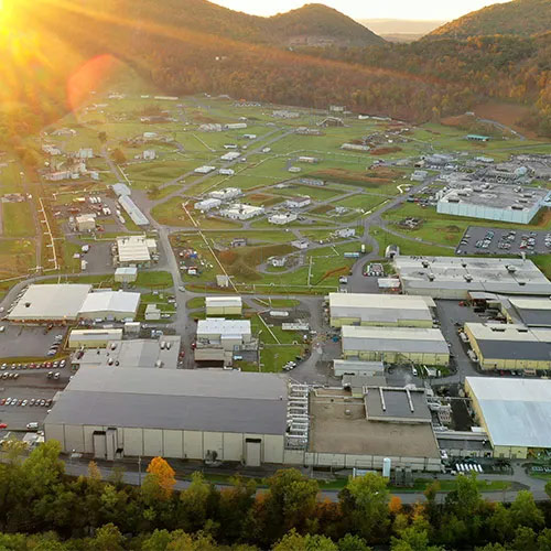 aerial view of laboratory